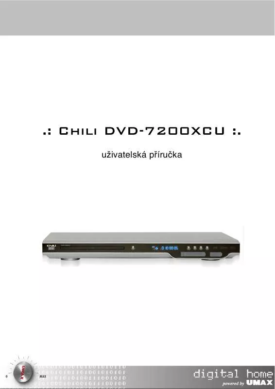 Mode d'emploi UMAX CHILI DVD-7200XCU