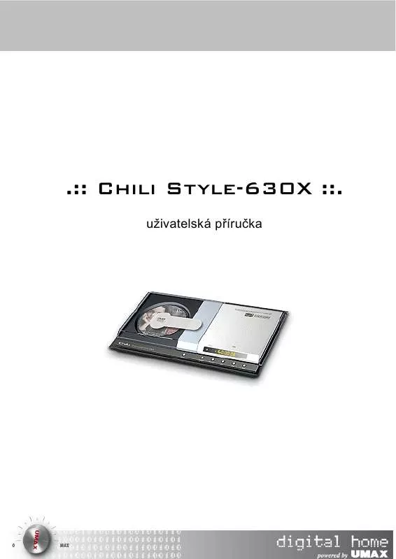 Mode d'emploi UMAX CHILI STYLE-630X