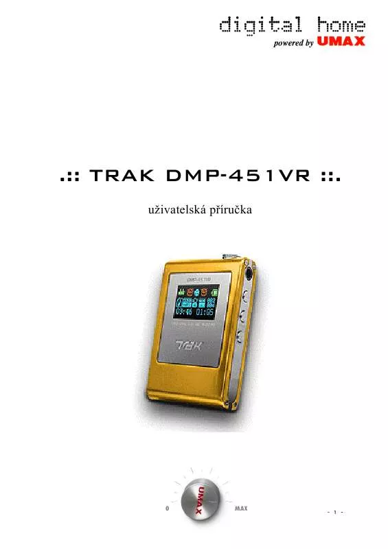 Mode d'emploi UMAX DMP-451VR