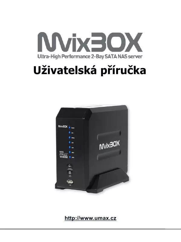 Mode d'emploi UMAX MVIXBOX
