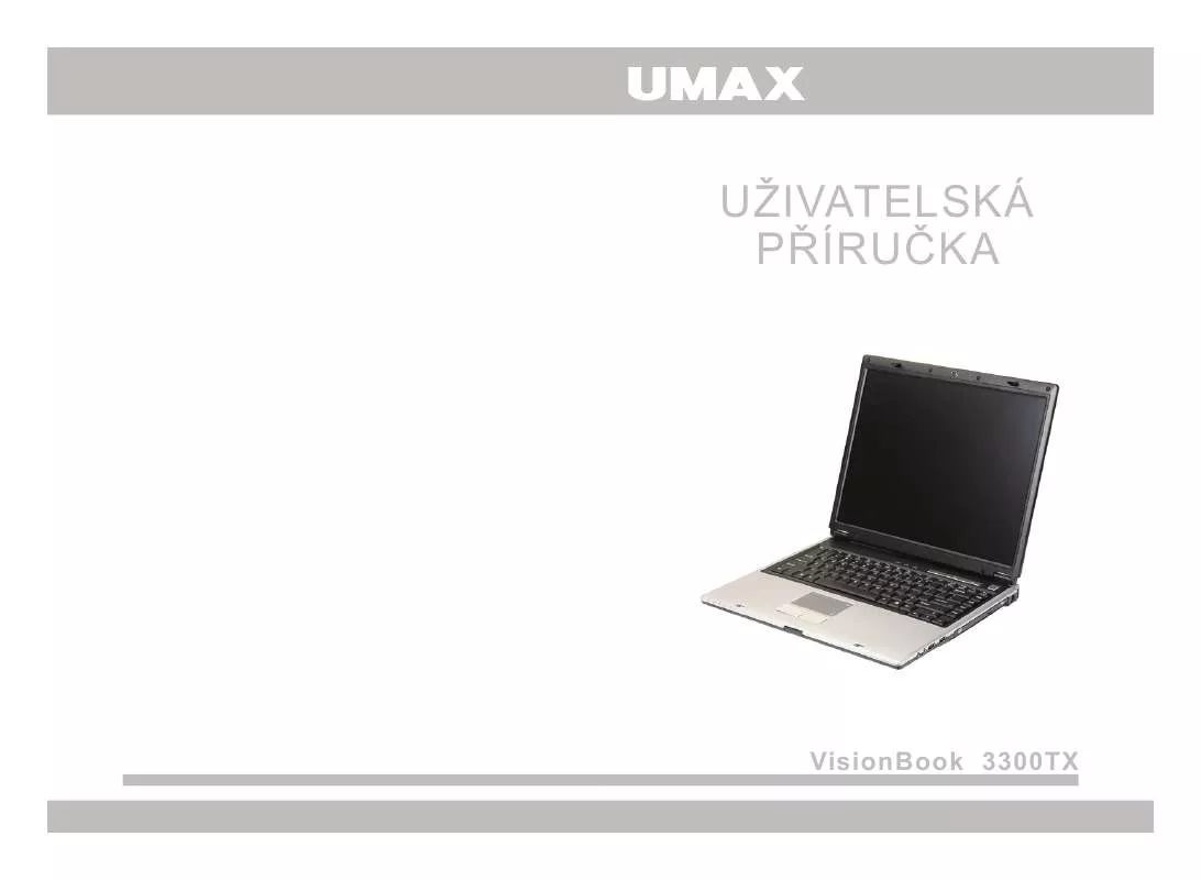 Mode d'emploi UMAX VISION 3300TX