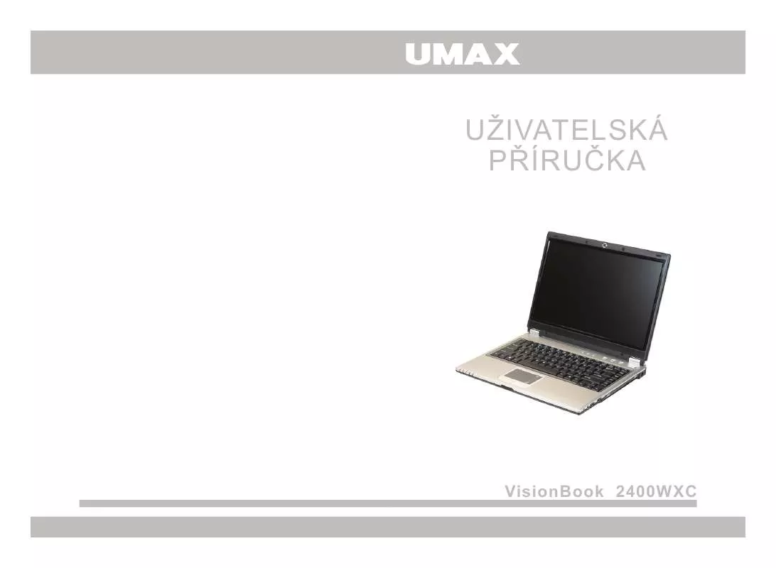 Mode d'emploi UMAX VISIONBOOK 2400WXC