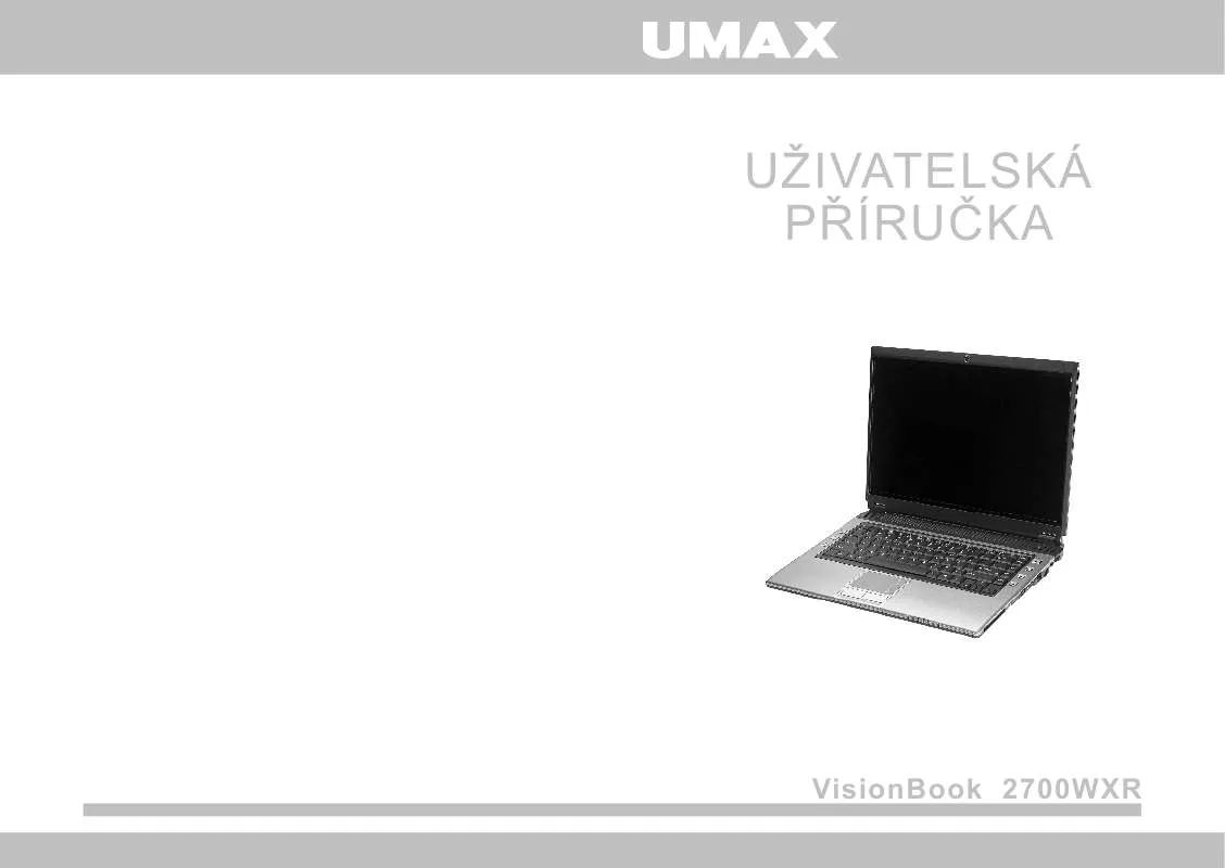 Mode d'emploi UMAX VISIONBOOK 2700WXR