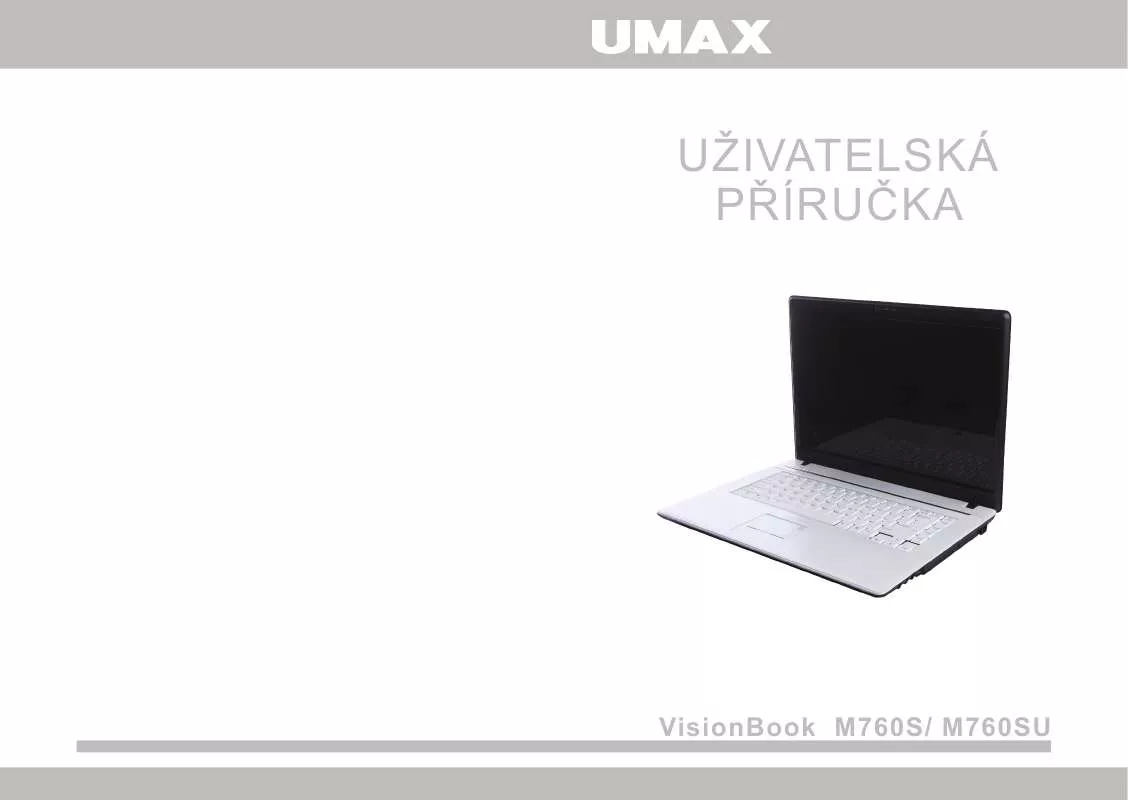 Mode d'emploi UMAX VISIONBOOK M760SU