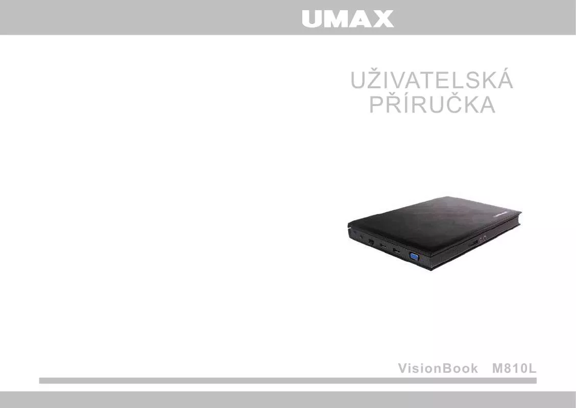 Mode d'emploi UMAX VISIONBOOK M810L