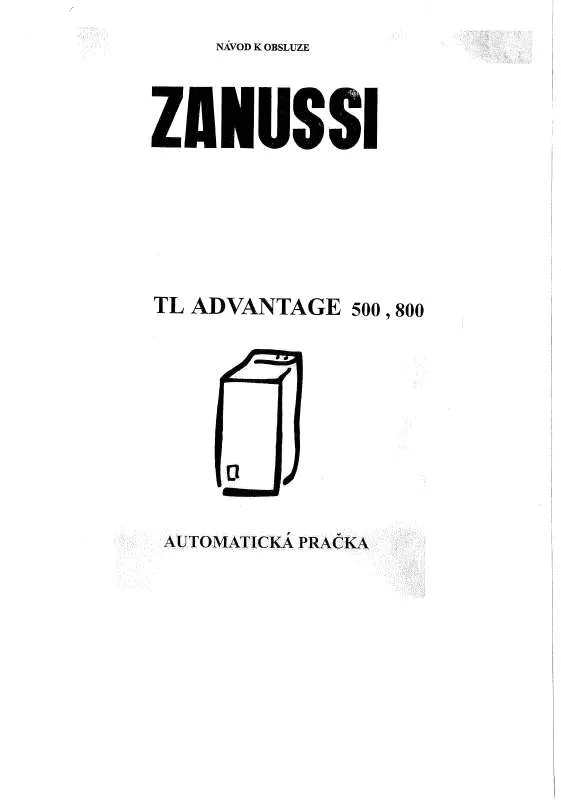 Mode d'emploi ZANUSSI TLADV800