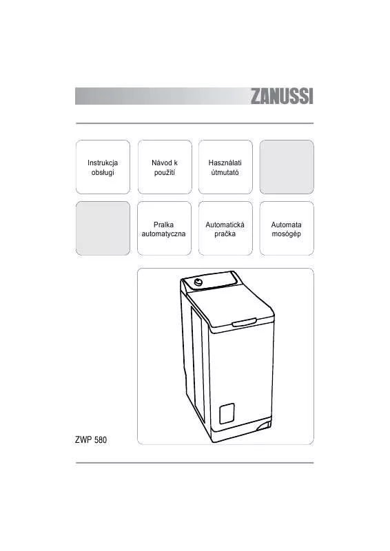 Mode d'emploi ZANUSSI ZWP580