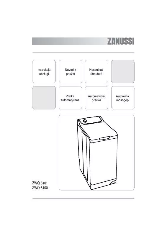 Mode d'emploi ZANUSSI ZWQ5100