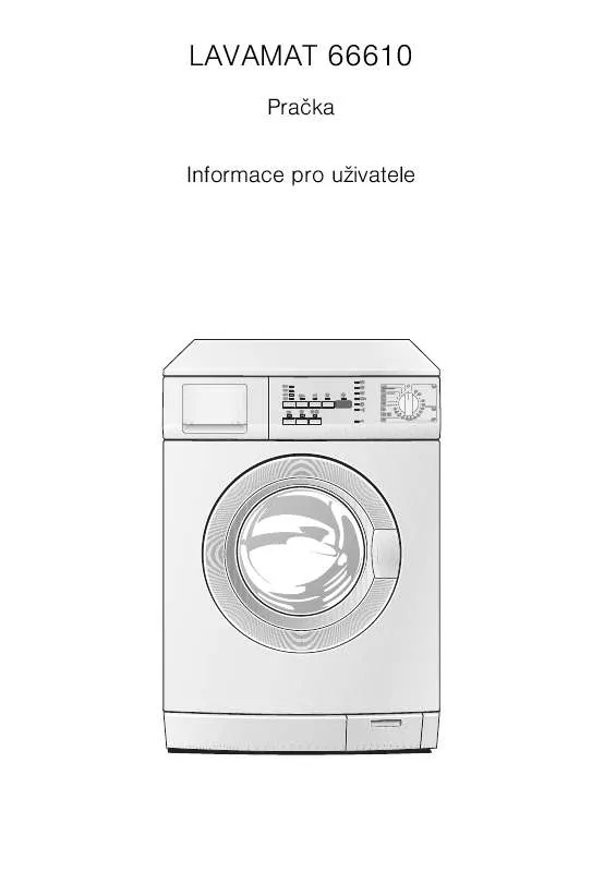 Mode d'emploi AEG-ELECTROLUX LAV66610