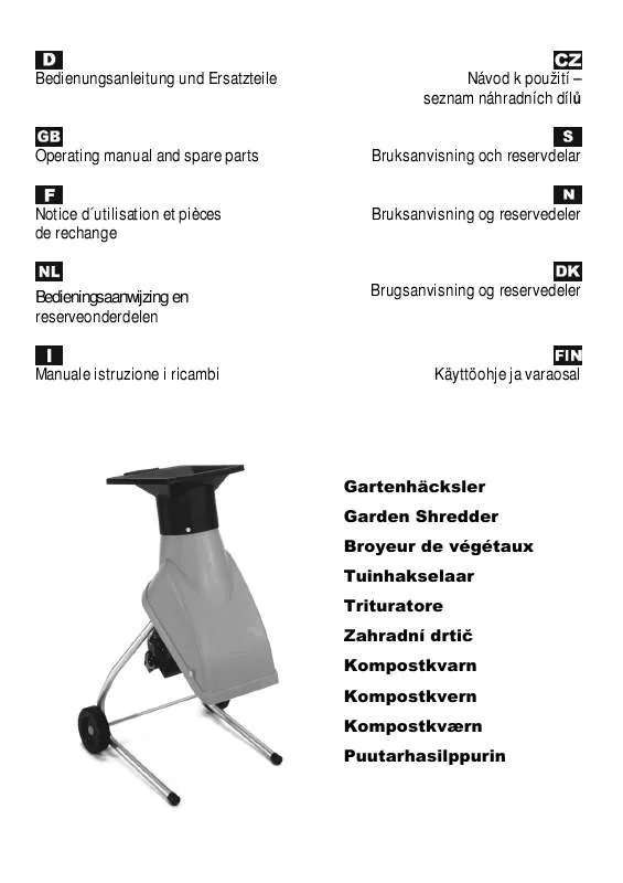 Mode d'emploi ATIKA BIOTEC 2400