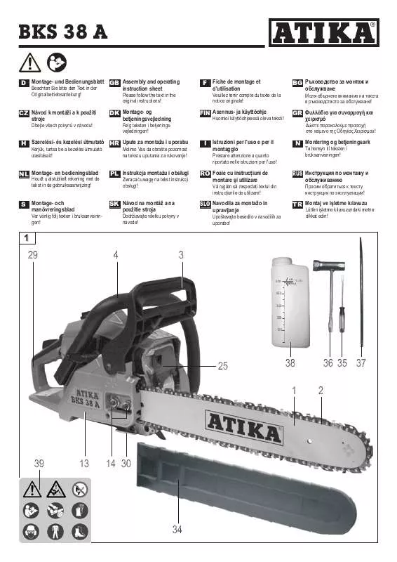 Mode d'emploi ATIKA BKS 38 A