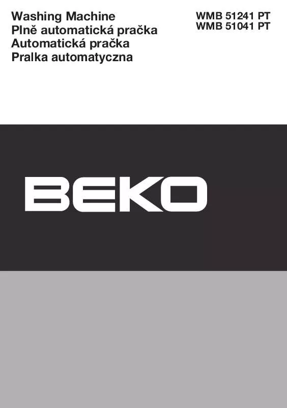 Mode d'emploi BEKO WMB 51041