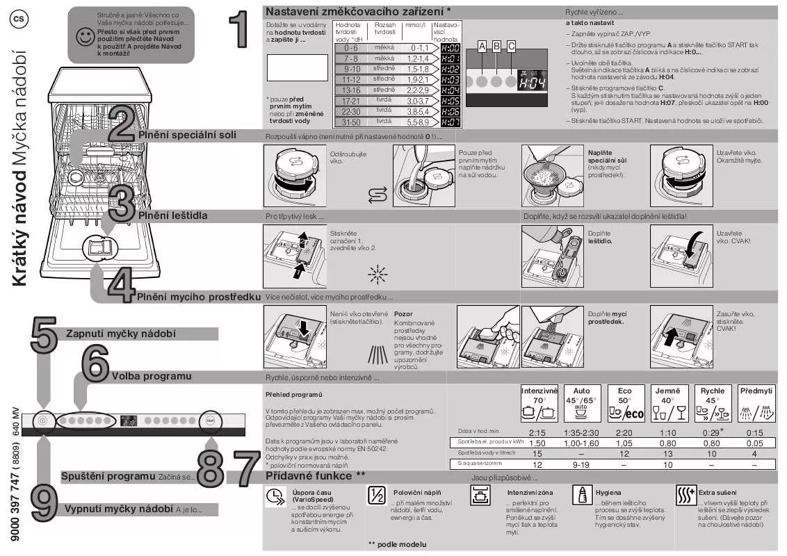 Mode d'emploi BOSCH SN64M001EU