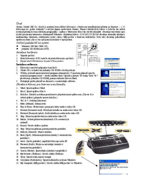 Mode d'emploi GENIUS KB21E