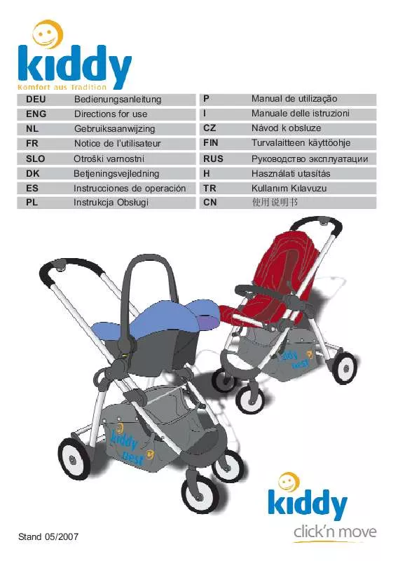 Mode d'emploi KIDDY CLICK N MOVE