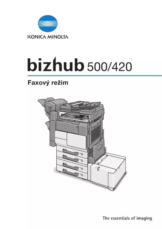 Mode d'emploi KONICA MINOLTA BIZHUB 750