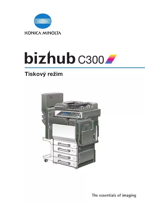 Mode d'emploi KONICA MINOLTA BIZHUB C300