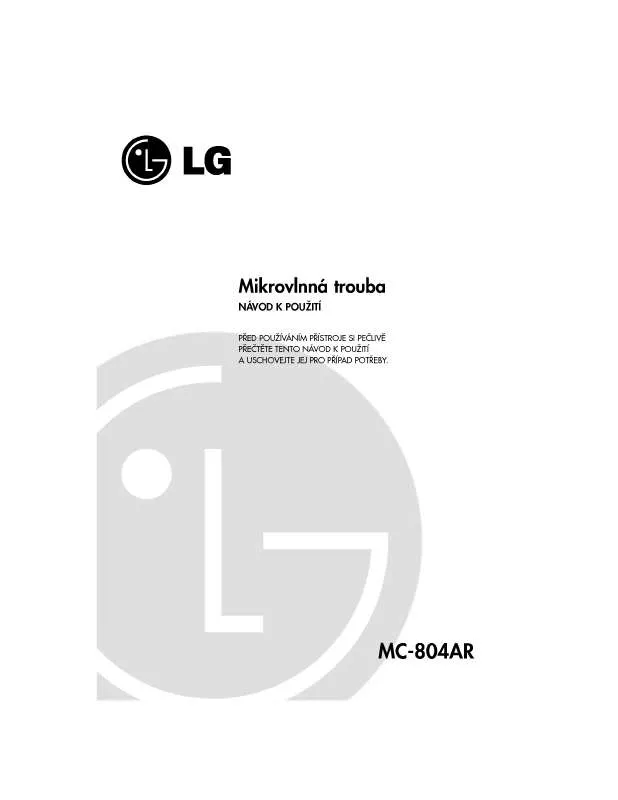 Mode d'emploi LG MC-804AR
