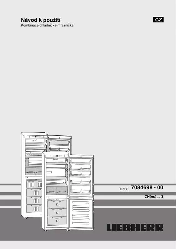 Mode d'emploi LIEBHERR CNESF 4003