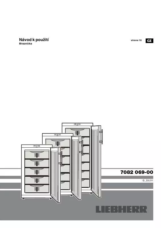 Mode d'emploi LIEBHERR G 2033