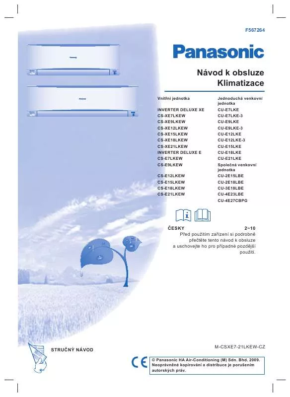 Mode d'emploi PANASONIC CUE21LKE