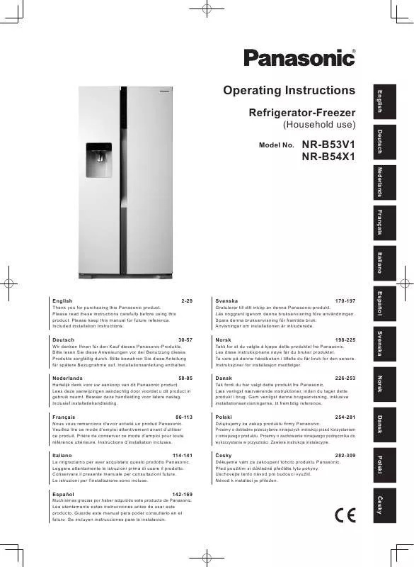 Mode d'emploi PANASONIC NRB53V1