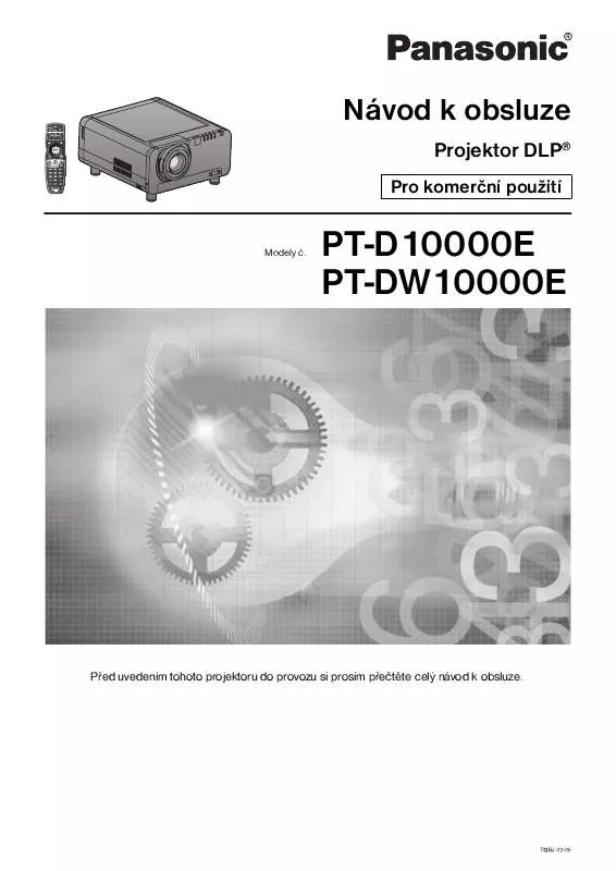 Mode d'emploi PANASONIC PTD10000E