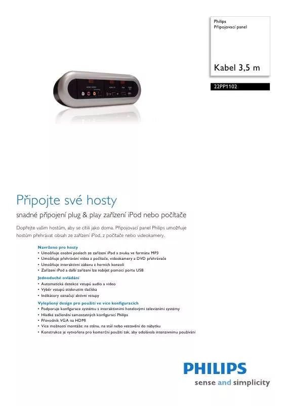 Mode d'emploi PHILIPS 22PP1102