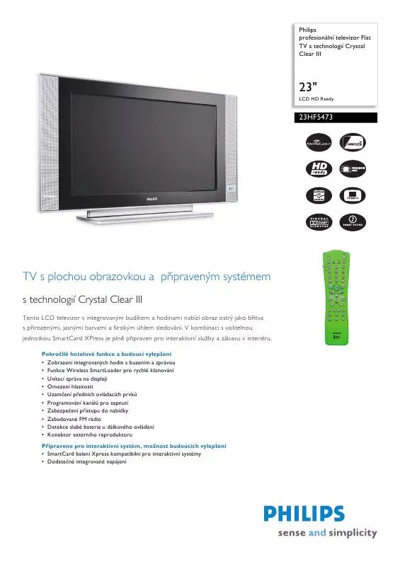 Mode d'emploi PHILIPS 23HF5473