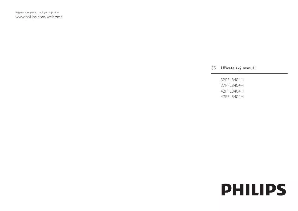 Mode d'emploi PHILIPS 37PFL8404H