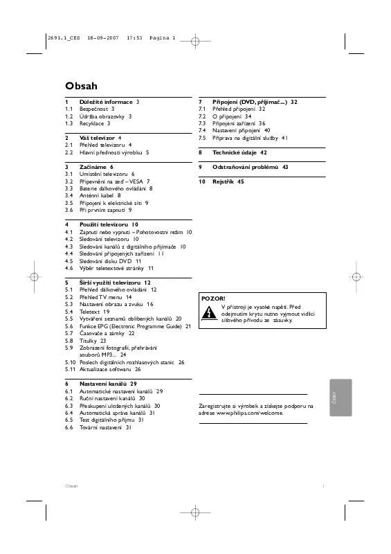 Mode d'emploi PHILIPS 42PFL7862D