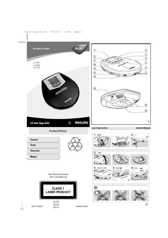 Mode d'emploi PHILIPS AX7104/00C