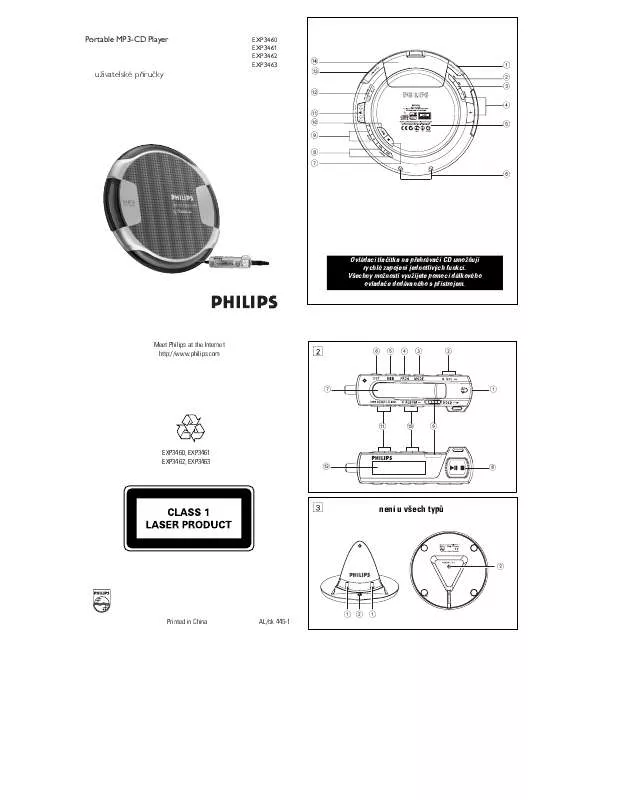 Mode d'emploi PHILIPS EXP3460