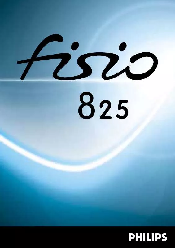 Mode d'emploi PHILIPS FISIO 825