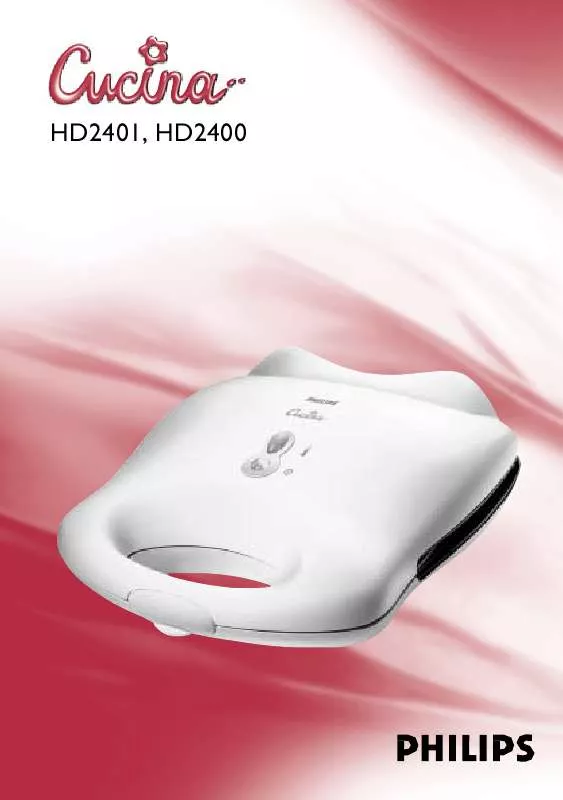 Mode d'emploi PHILIPS HD2400