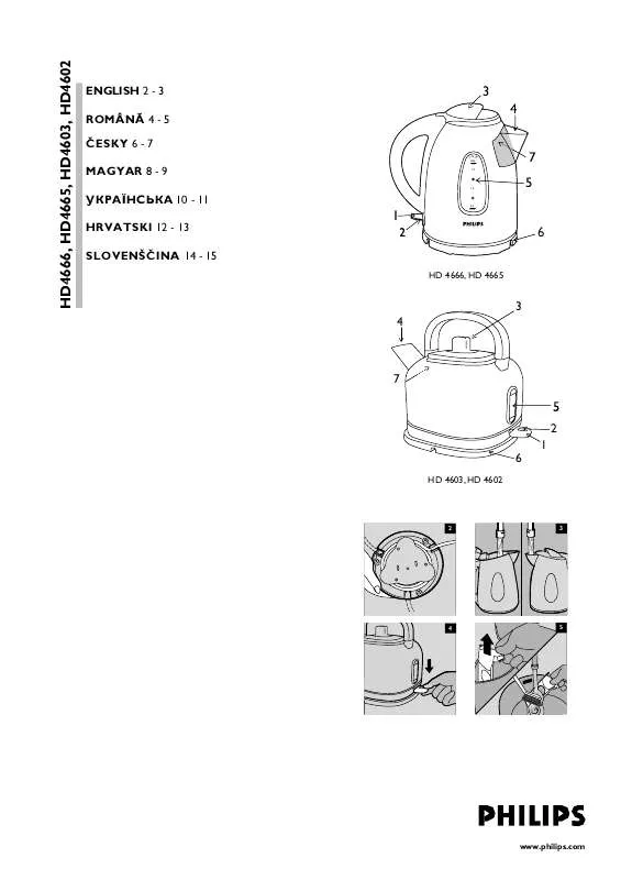 Mode d'emploi PHILIPS HD4602