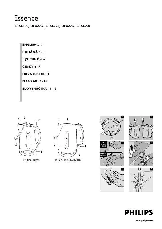 Mode d'emploi PHILIPS HD4650