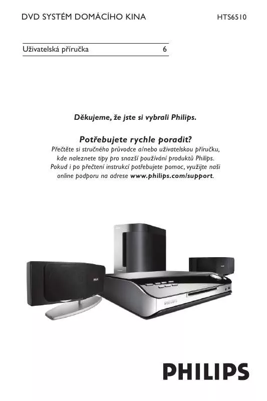 Mode d'emploi PHILIPS HTS6510