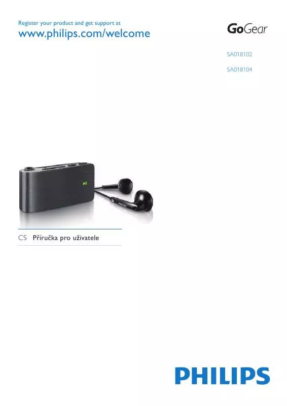 Mode d'emploi PHILIPS SA018102P