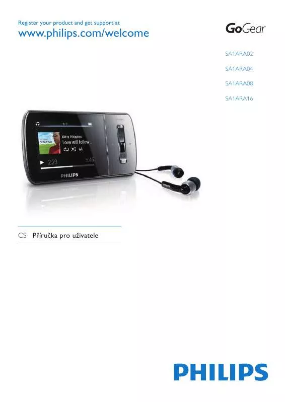 Mode d'emploi PHILIPS SA1ARA16K