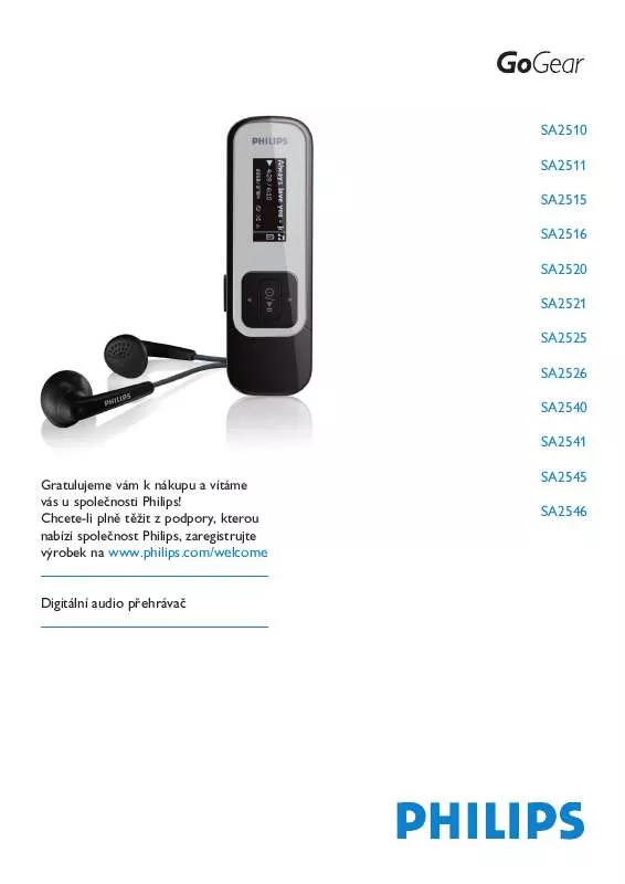 Mode d'emploi PHILIPS SA2540