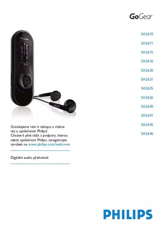 Mode d'emploi PHILIPS SA2625