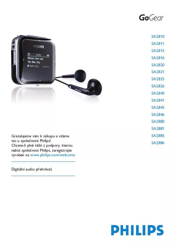 Mode d'emploi PHILIPS SA2845