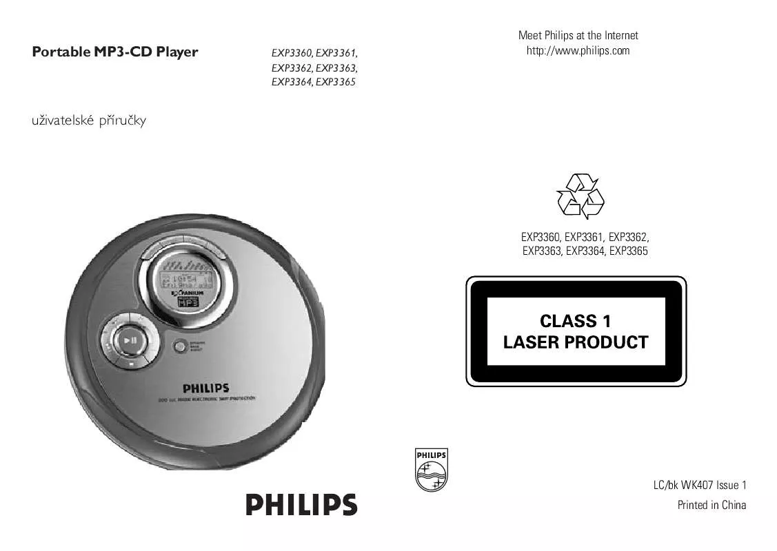 Mode d'emploi PHILIPS XX-EXP3361/00C