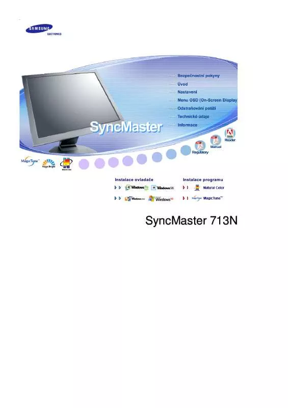 Mode d'emploi SAMSUNG SYNCMASTER 713N