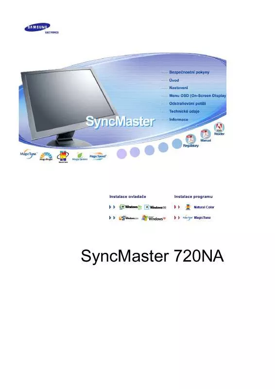 Mode d'emploi SAMSUNG SYNCMASTER 720NA