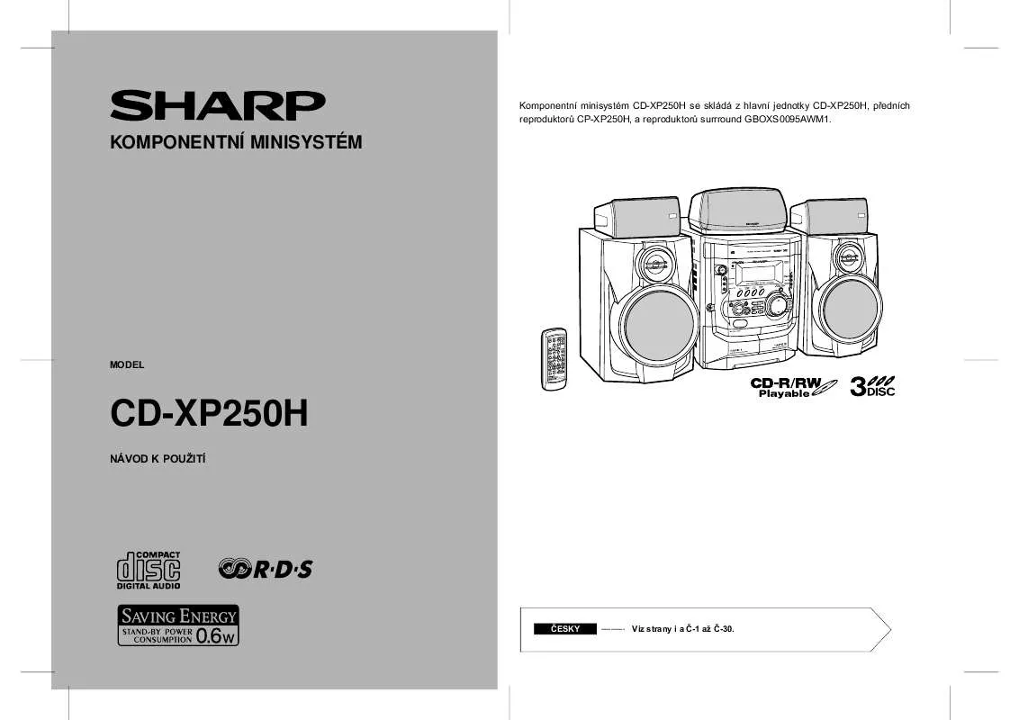 Mode d'emploi SHARP CD-XP250H