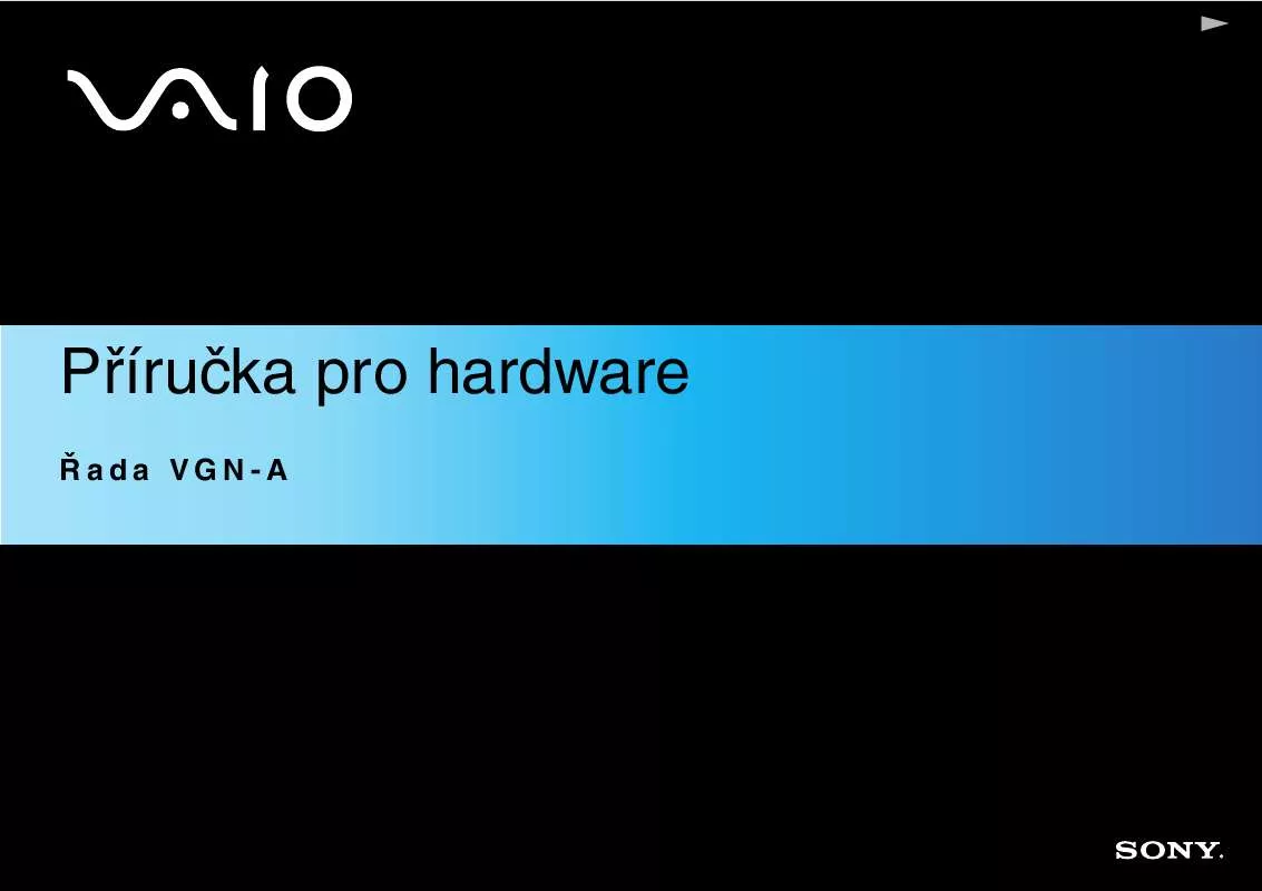 Mode d'emploi SONY VAIO VGN-A215M