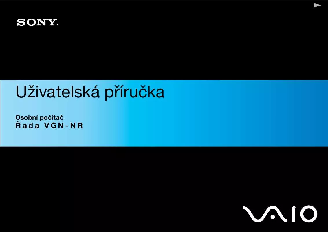 Mode d'emploi SONY VAIO VGN-NR21E/S