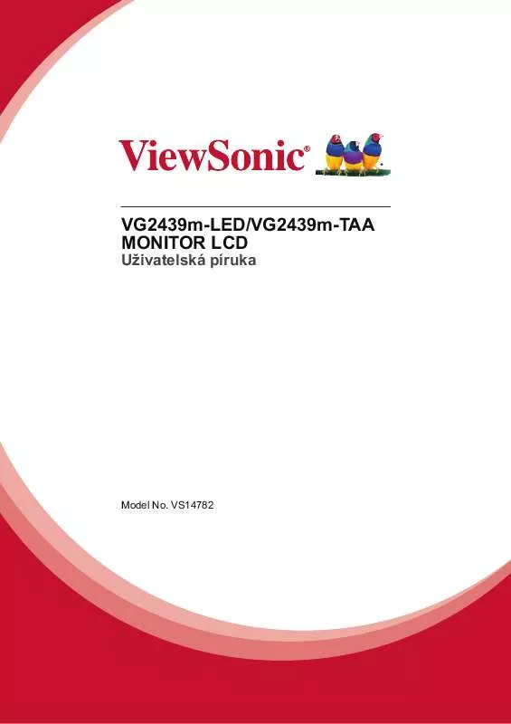 Mode d'emploi VIEWSONIC VG2439M-TAA